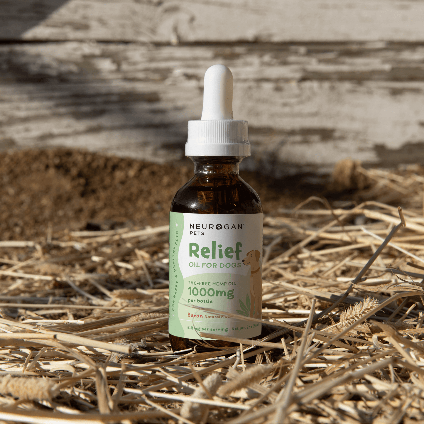 Neurogan Bacon Flavored CBD Oil for Dogs