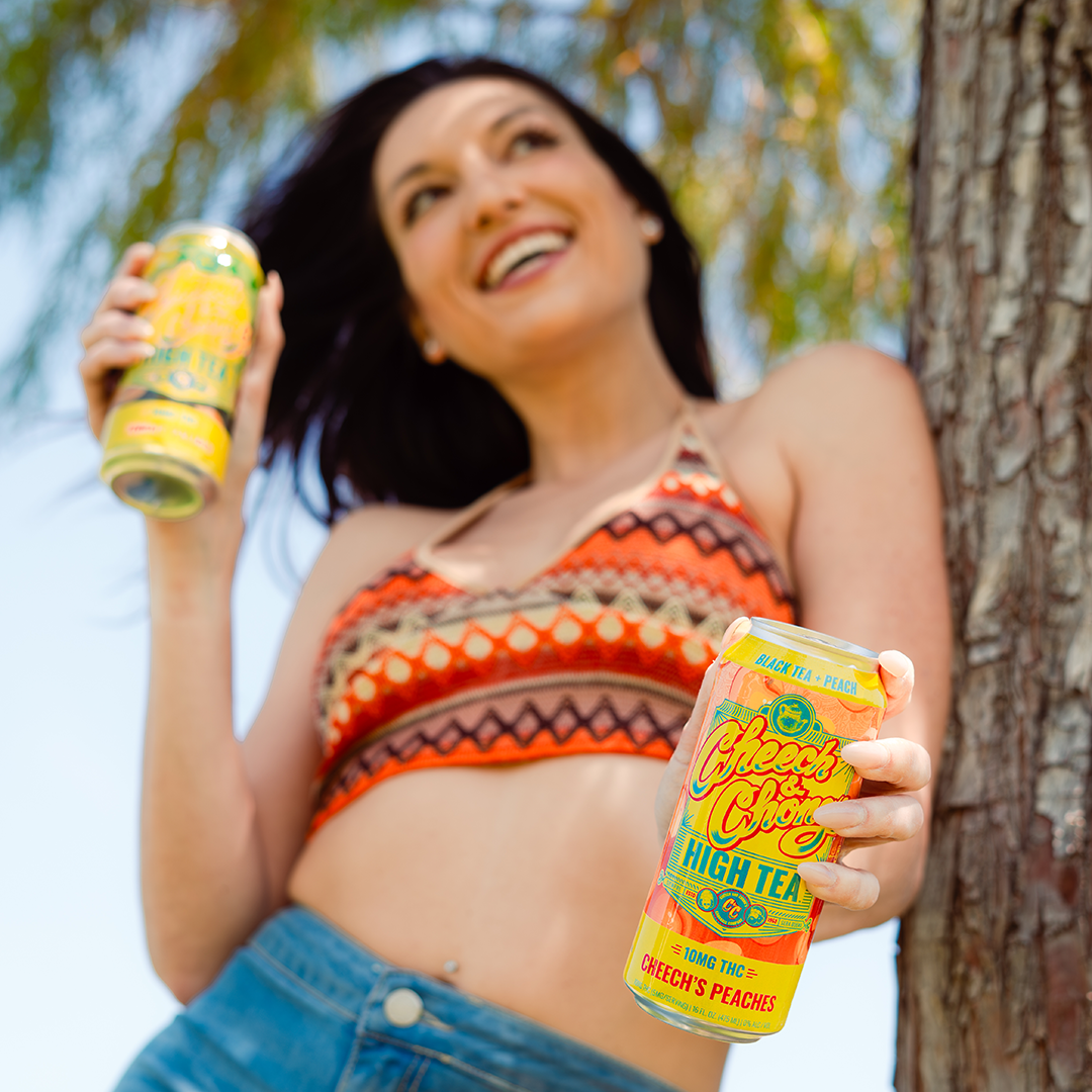 Cheech and Chong's High Teas THC Infused Iced Tea - Cheech’s Peaches (10MG)