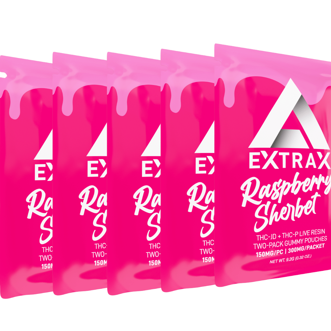 Delta Extrax THCJD + THCP 300mg Gummies | Lights Out 5 Pack Bundle Best Sales Price - Gummies