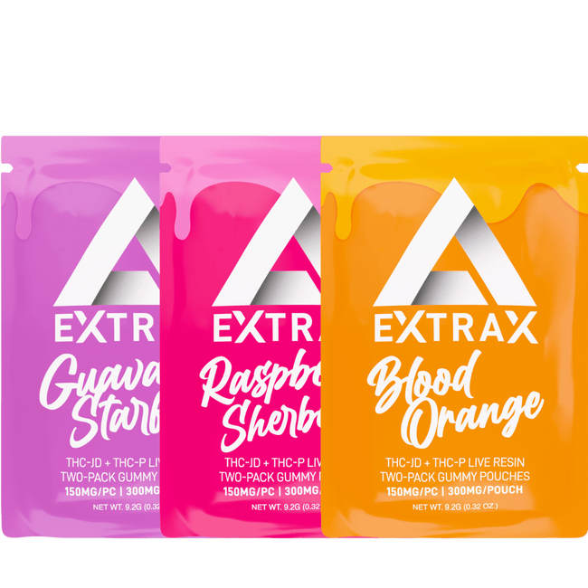 Delta Extrax THCJD + THCP 300mg Gummies | Lights Out 5 Pack Bundle Best Sales Price - Gummies