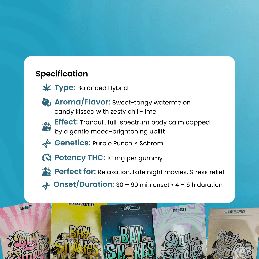 Live Hash Rosin Chamoy Gummies