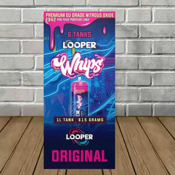 Looper Whips Flavored Nitrous Oxide Tank 1L 615g