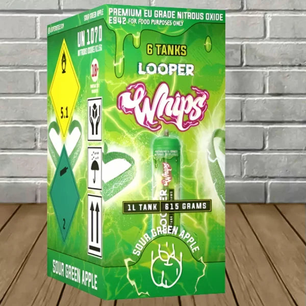 Looper Whips Flavored Nitrous Oxide Tank 1L 615g