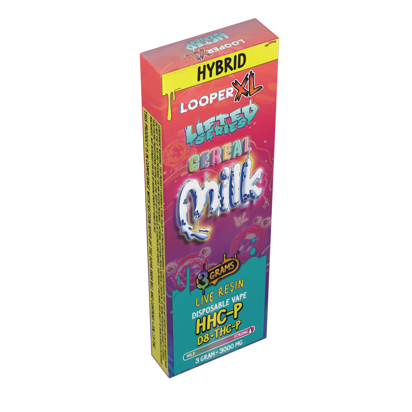 Looper Vape Lifted Series 3G Disposable: Cereal Milk