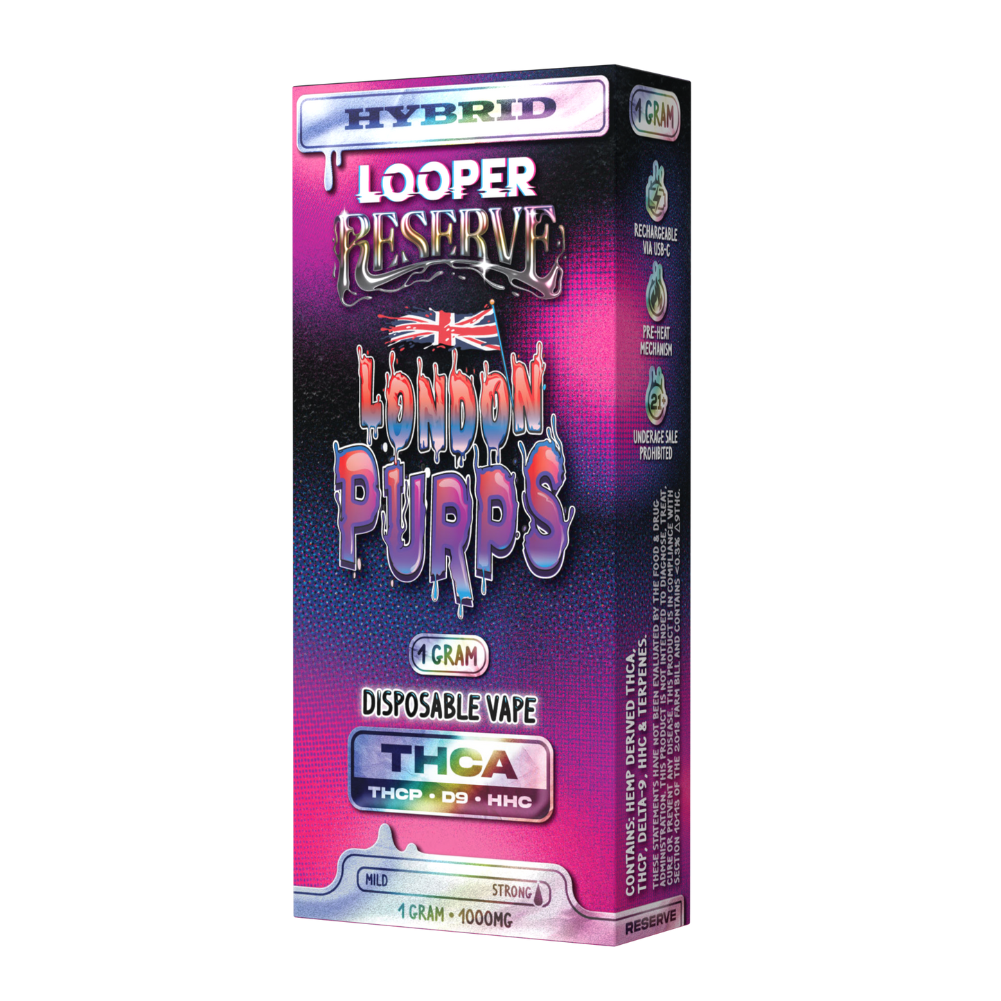 Looper Reserve 1G: London Purps Vape Pens