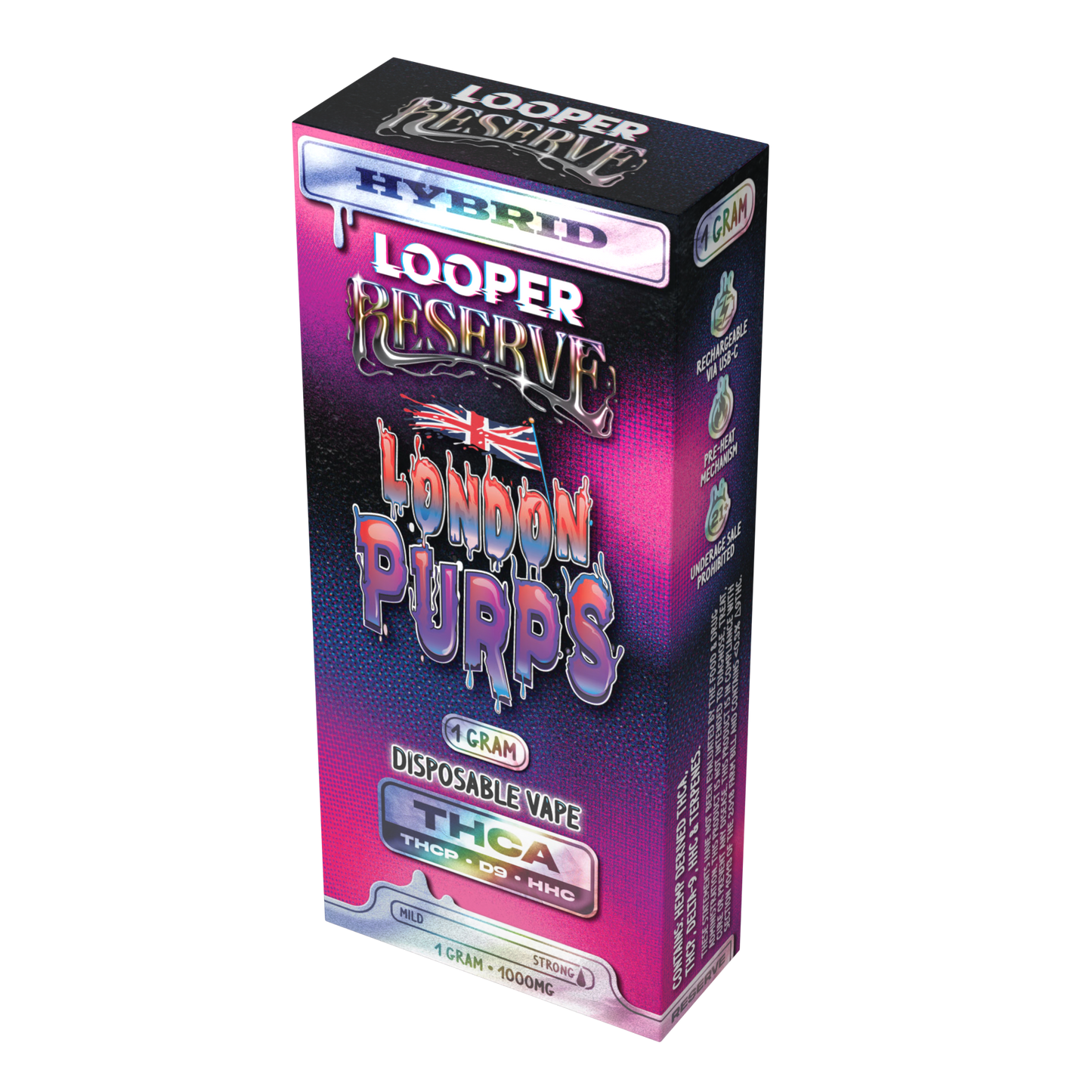Looper Reserve 1G: London Purps Vape Pens