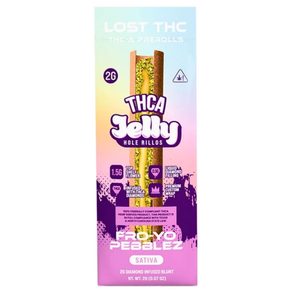Lost THC THCA Jelly Hole Rillos Blunts 2g Best Sales Price - CBD