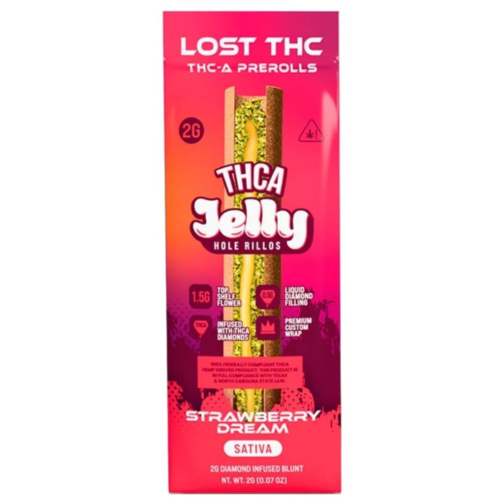 Lost THC THCA Jelly Hole Rillos Blunts 2g Best Sales Price - CBD