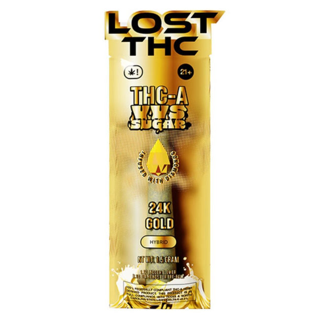 Lost THC THCA VVS Sugar Preroll 1pk 1.5g Best Sales Price - Pre Rolls