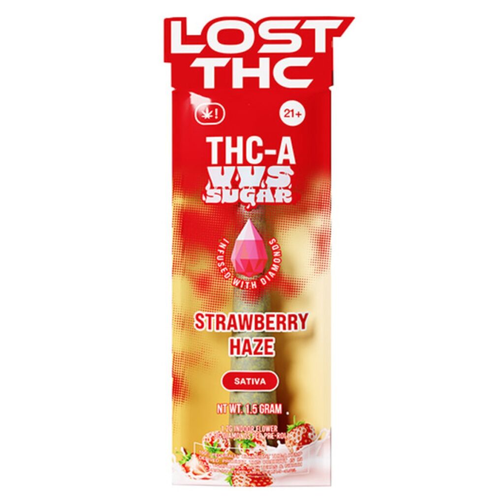 Lost THC THCA VVS Sugar Preroll 1pk 1.5g Best Sales Price - Pre Rolls