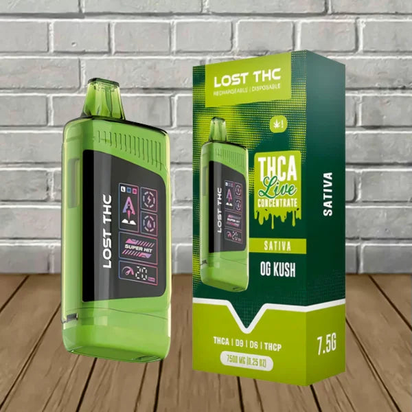 Lost THC THCa Live Concentrate V3 Disposable Vape 7.5g