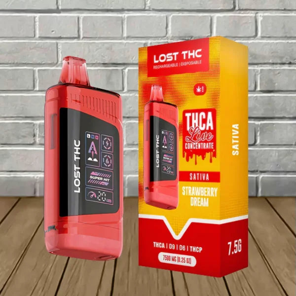 Lost THC THCa Live Concentrate V3 Disposable Vape 7.5g