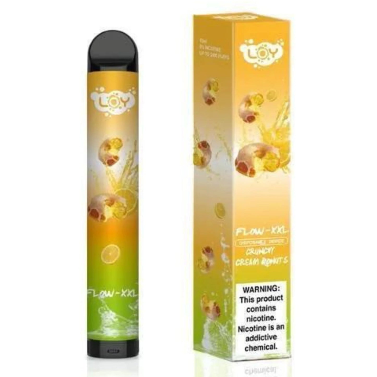 Loy Flow XXL Disposable 2400 Puffs - Crunchy Cream Doughnut