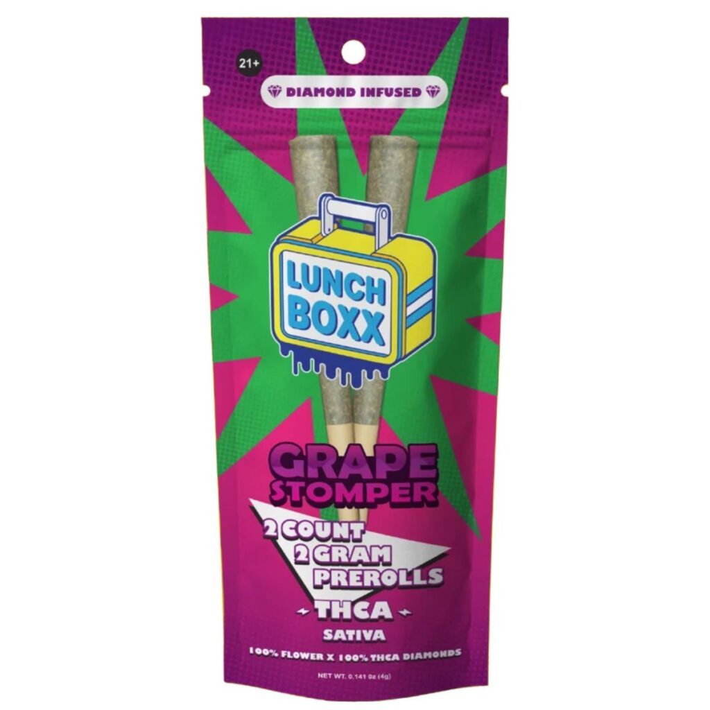Lunch Boxx THCa Infused Prerolls 2x2g
