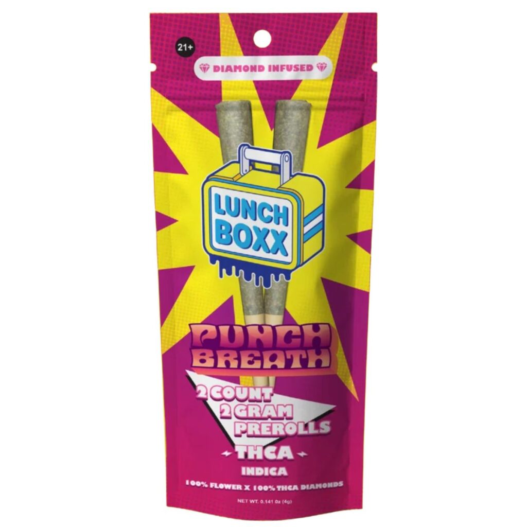 Lunch Boxx THCa Infused Prerolls 2x2g BULK DEAL Best Sales Price - Pre Rolls