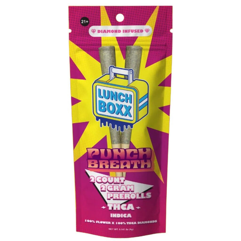 Lunch Boxx THCa Infused Prerolls 2x2g BULK DEAL Best Sales Price - Pre Rolls