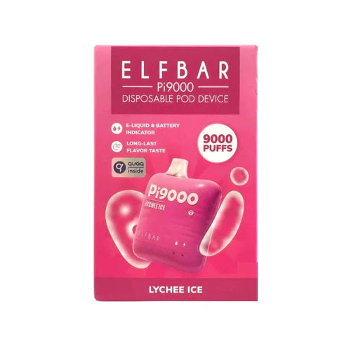 Lychee Ice Elf Bar Pi9000 Disposable Vape 9000 Puffs 19ml Best Sales Price - Disposables