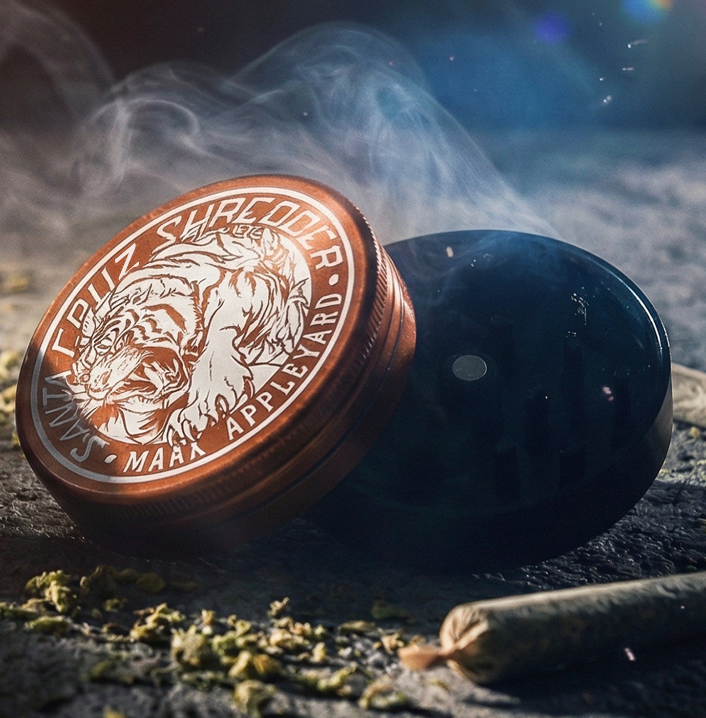 Santa Cruz Shredder Aluminum 2 Piece Large Signature Series Herb Grinders