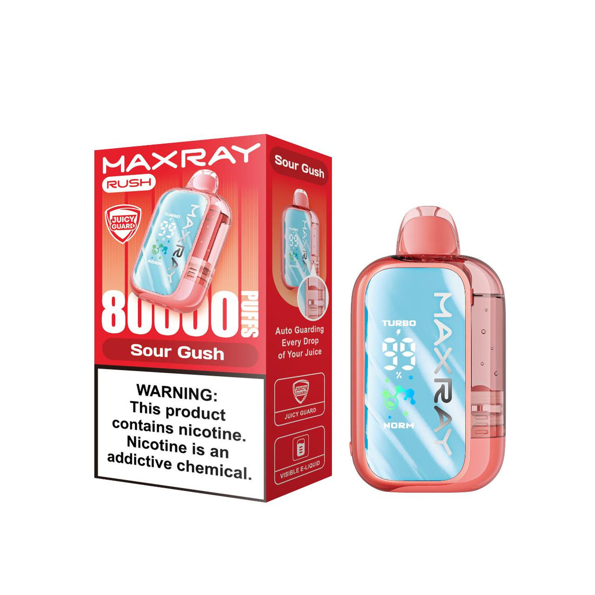 MAXRAY RUSH Disposable (80000 Puffs)