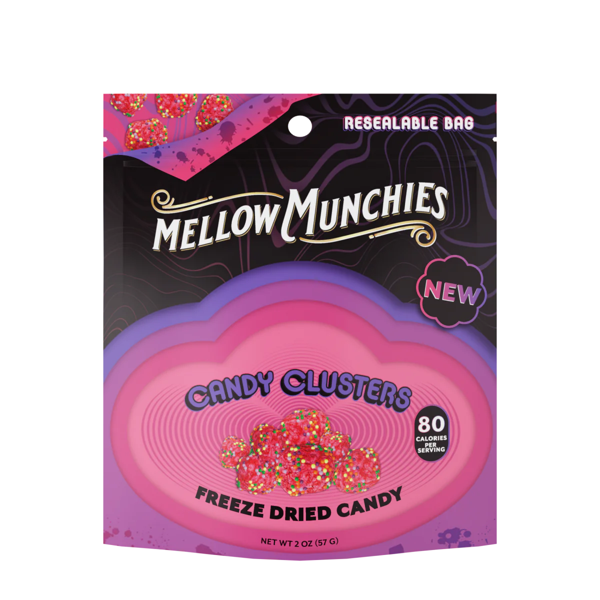Mellow Fellow Candy Clusters Freeze Dried Candy