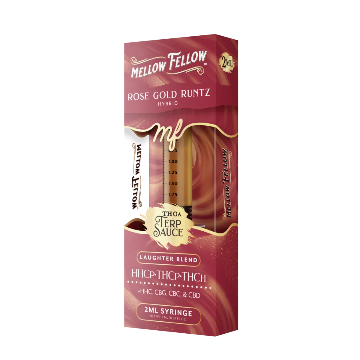 Laughter Blend - Terp Sauce 2ml Syringe - Rose Gold Runtz (Hybrid)