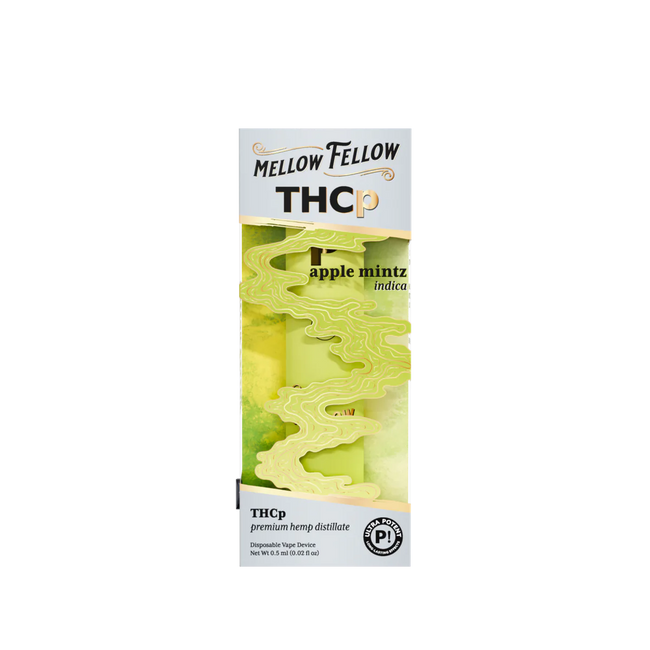 Mellow Fellow THCp 0.5g Disposable Vape - Apple Mintz (Indica)