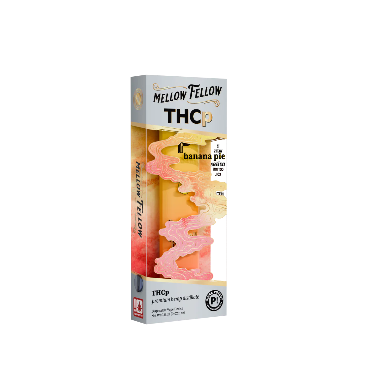 Mellow Fellow THCp 0.5g Disposable Vape - Banana Pie (Sativa)