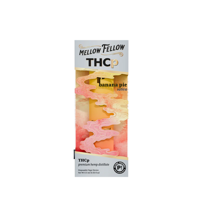 Mellow Fellow THCp 0.5g Disposable Vape - Banana Pie (Sativa)