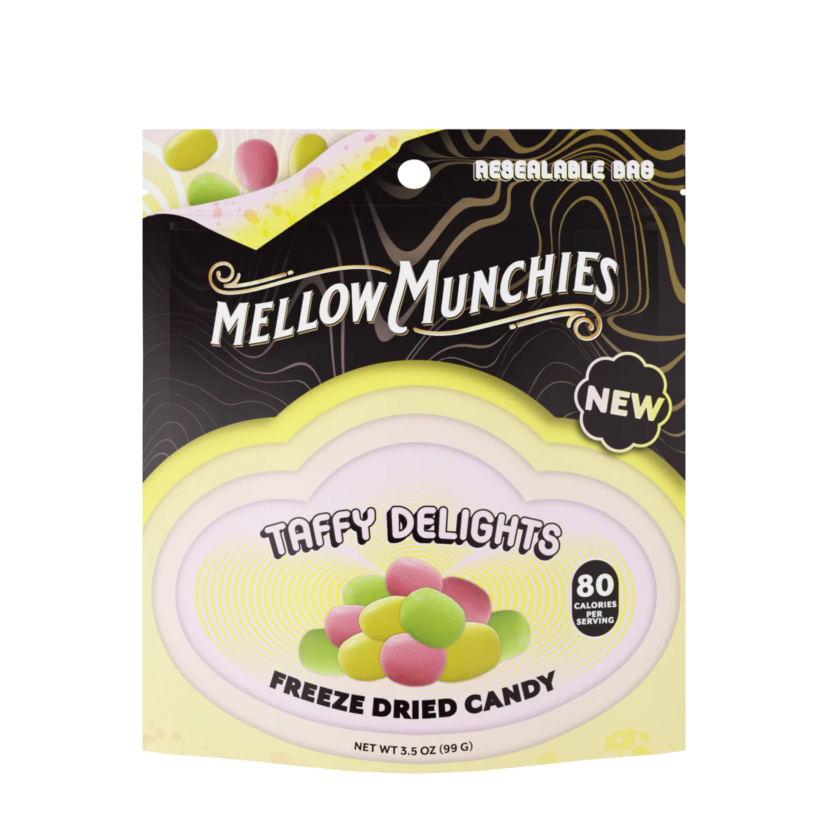 Mellow Fellow Taffy Delights Freeze Dried Candy