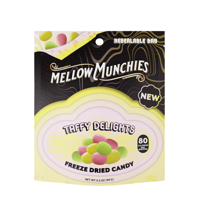 Mellow Fellow Taffy Delights Freeze Dried Candy