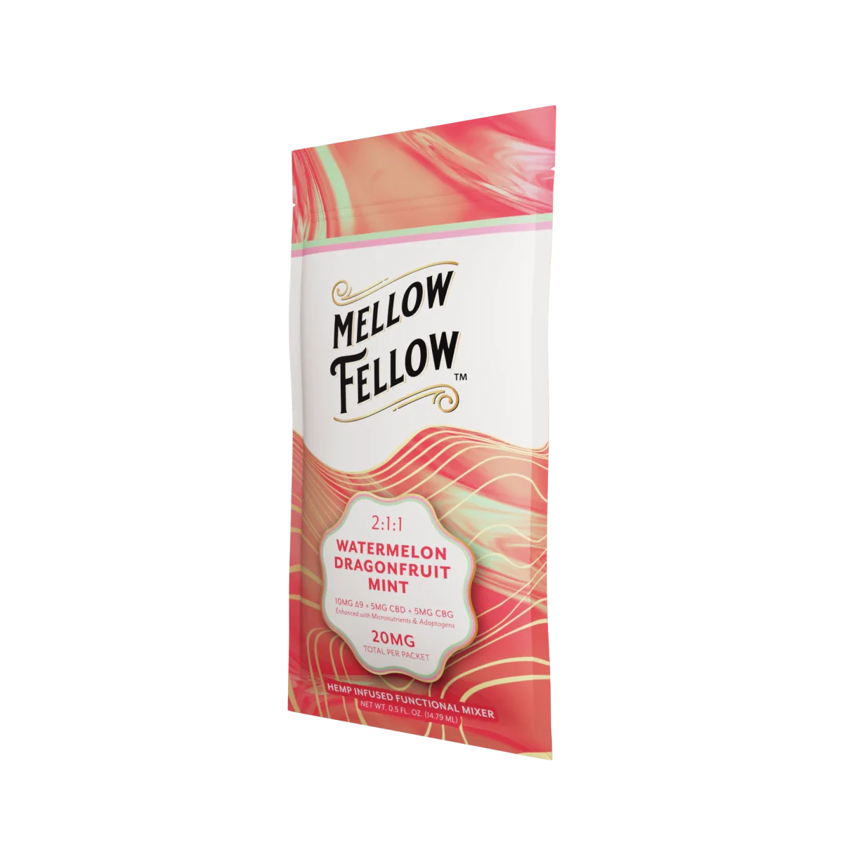 Delta 9 + CBD & CBG Mixers 10pc - Watermelon Dragonfruit Mint