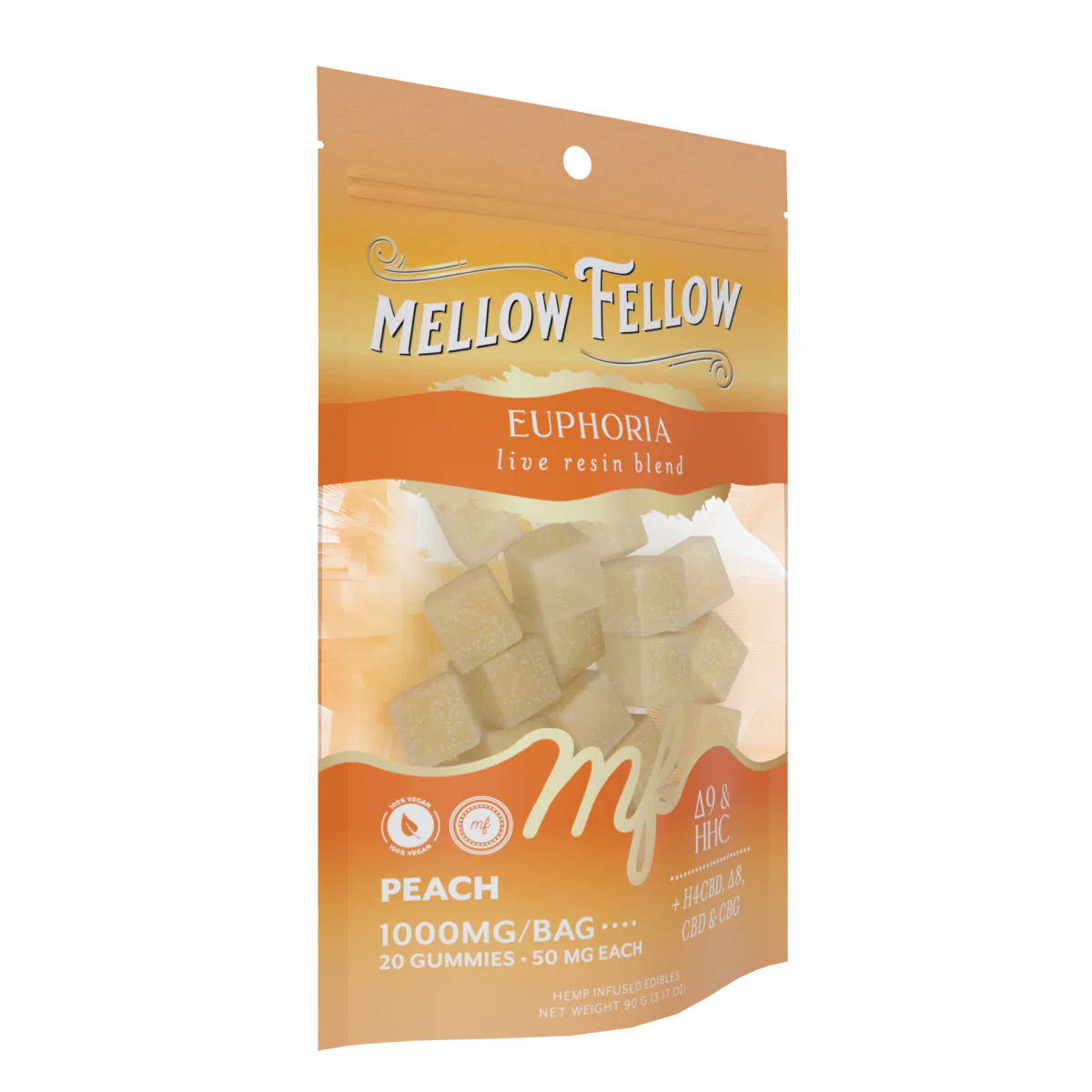 Euphoria Blend - Live Resin M-Fusions Edibles - Peach 1000mg