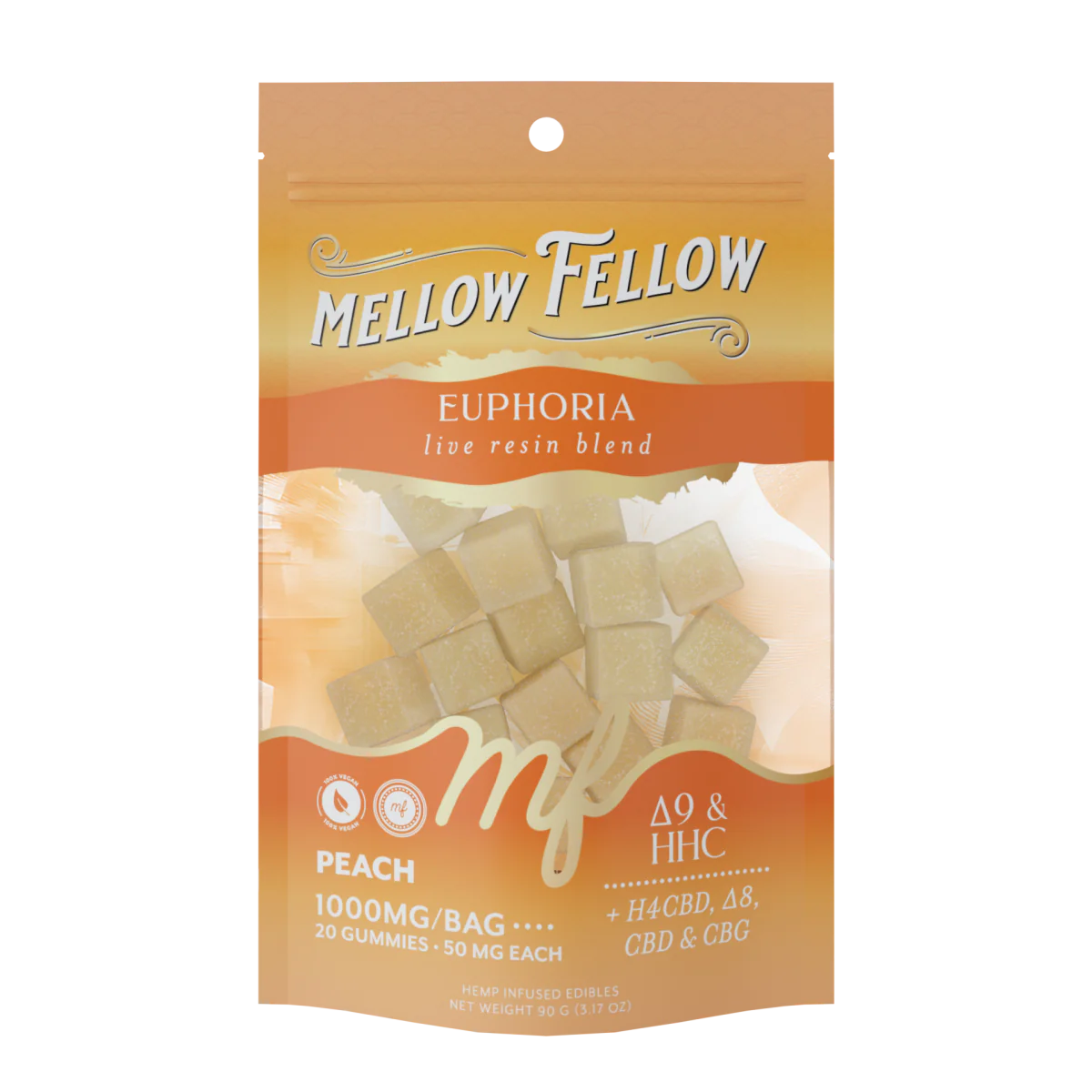 Euphoria Blend - Live Resin M-Fusions Edibles - Peach 1000mg