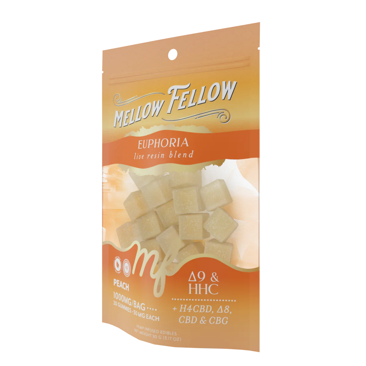 Euphoria Blend - Live Resin M-Fusions Edibles - Peach 1000mg