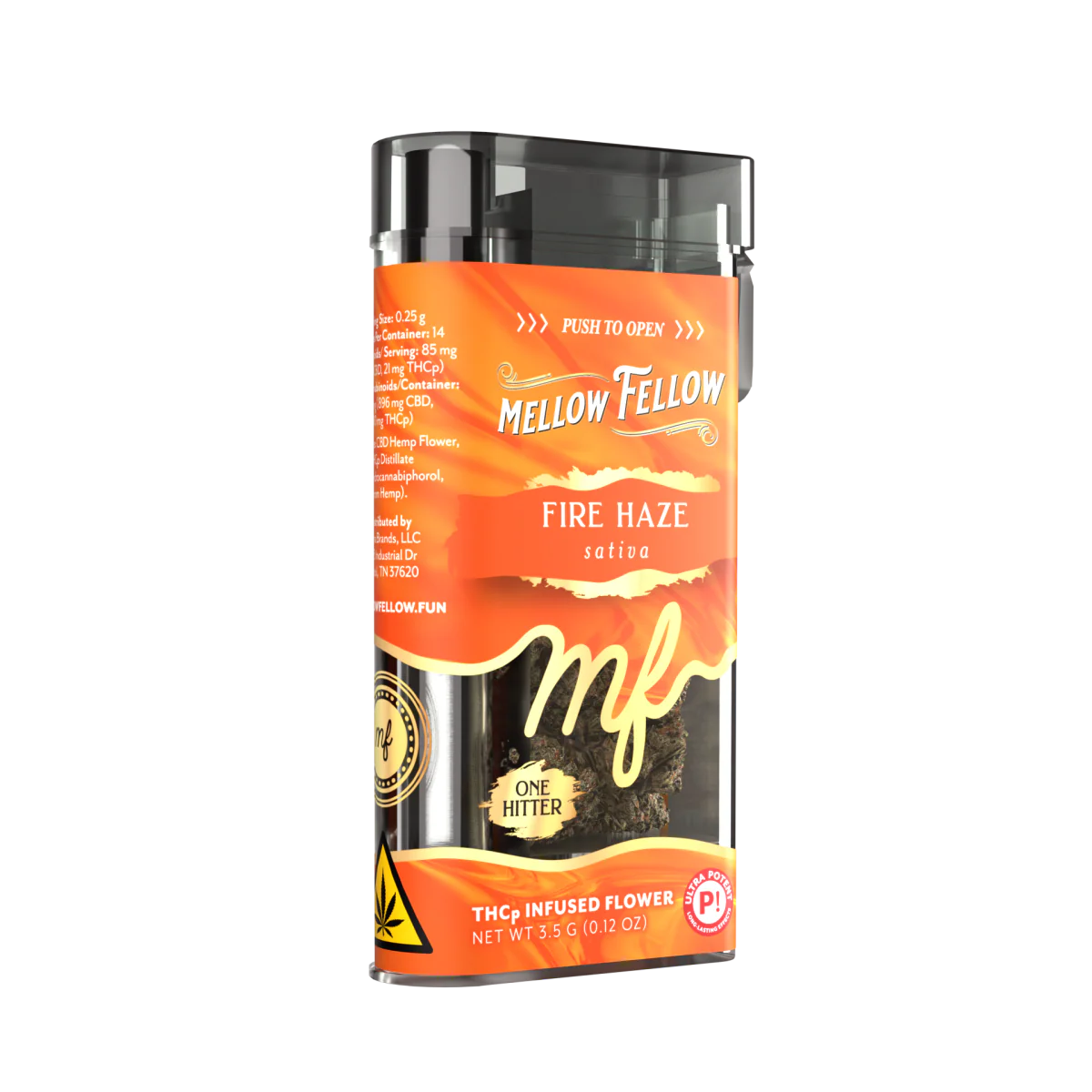 THCp 3.5g Infused Flower + One Hitter - Fire Haze (Sativa)
