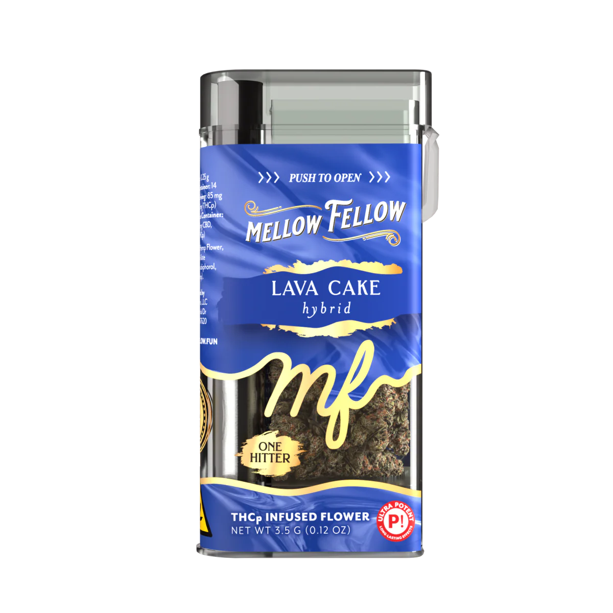 THCp 3.5g Infused Flower + One Hitter - Lava Cake (Hybrid)