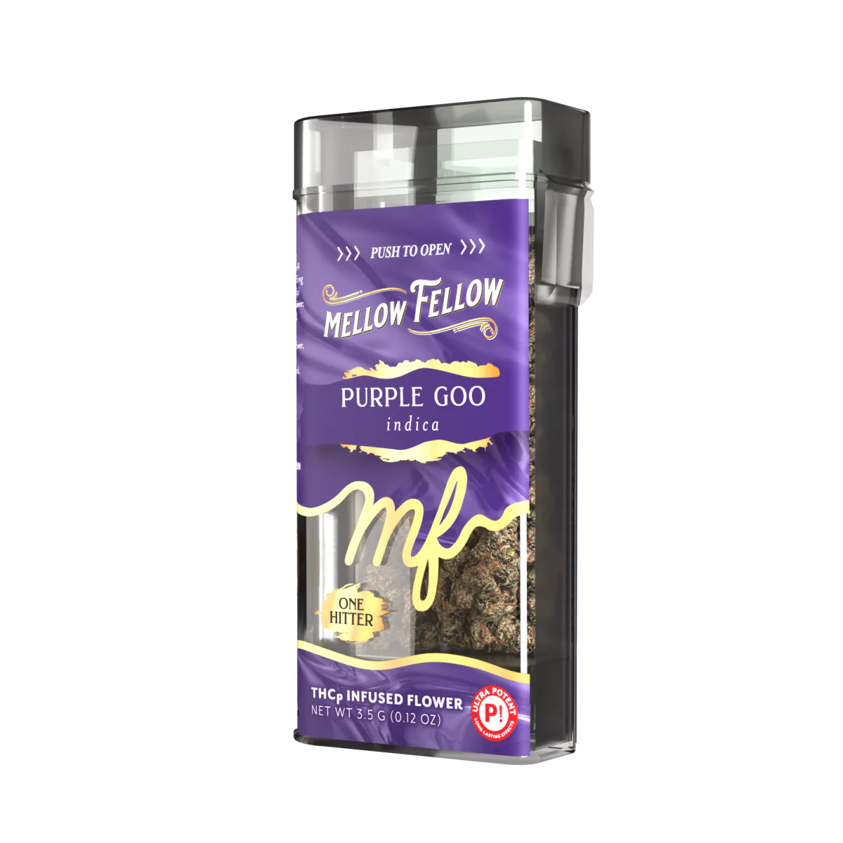 THCp 3.5g Infused Flower + One Hitter - Purple Goo (Indica)