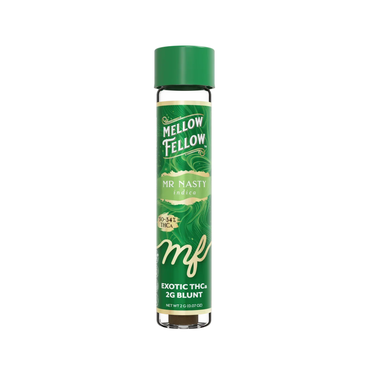THCa 2g Prerolled Infused Exotic Blunt - Mr. Nasty (Indica)