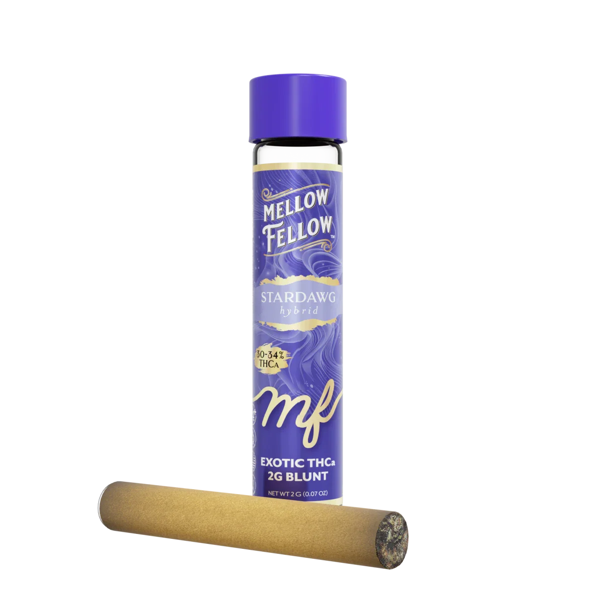 THCa 2g Prerolled Infused Exotic Blunt - Stardawg (Hybrid)