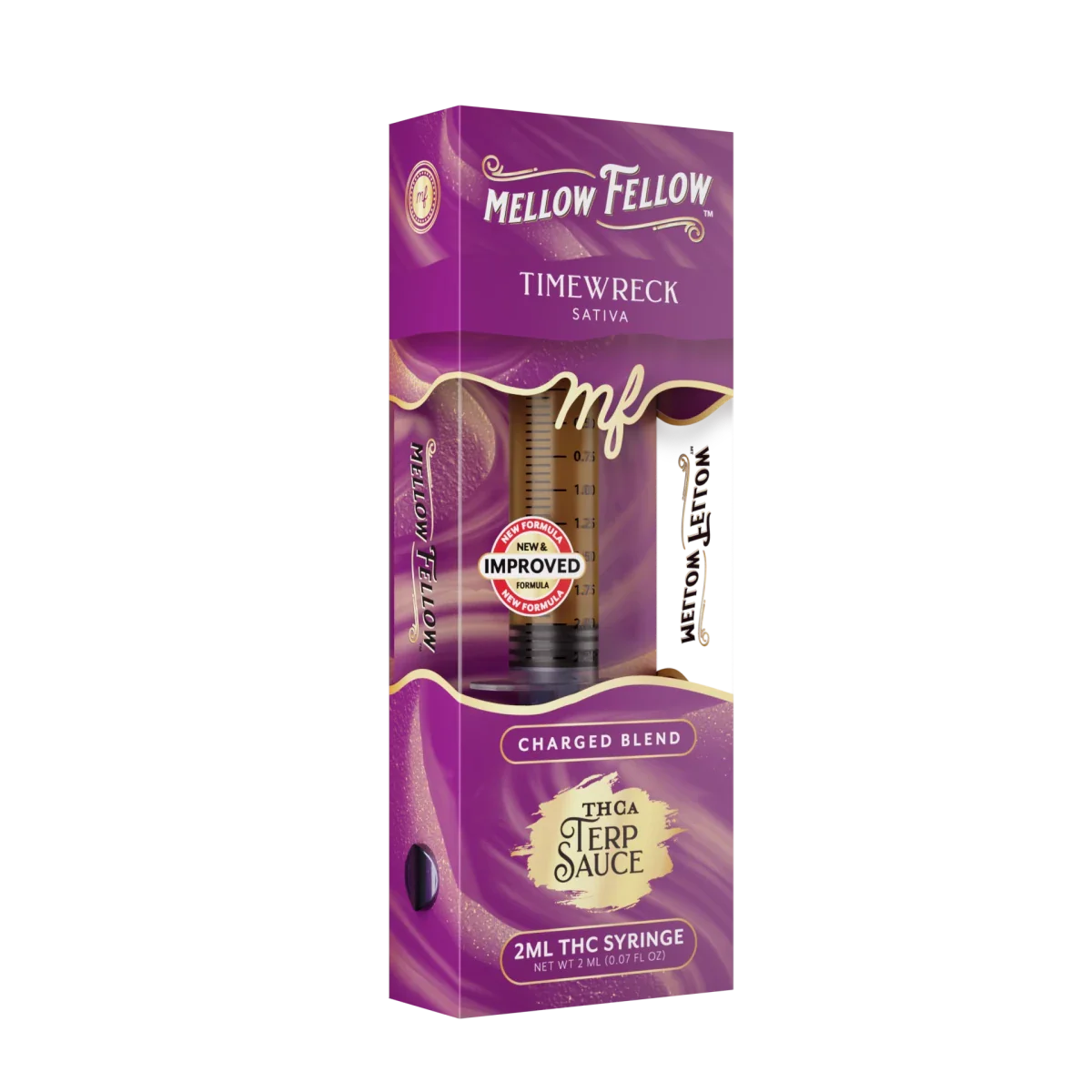 Mellow Fellow Charged Blend - Terp Sauce 2ml Syringe - Timewreck (Sativa)