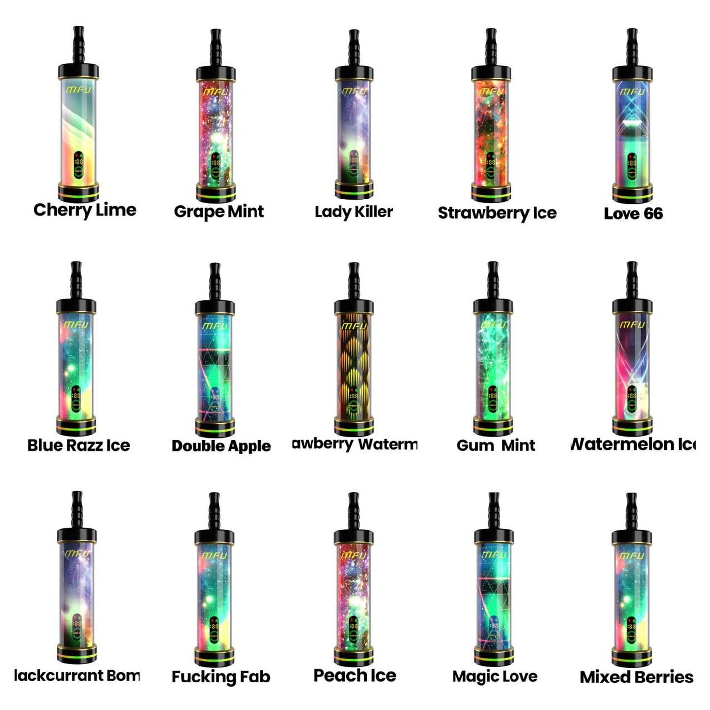 MFU SHISHA X2 Hookah Disposable (60000 Puffs)