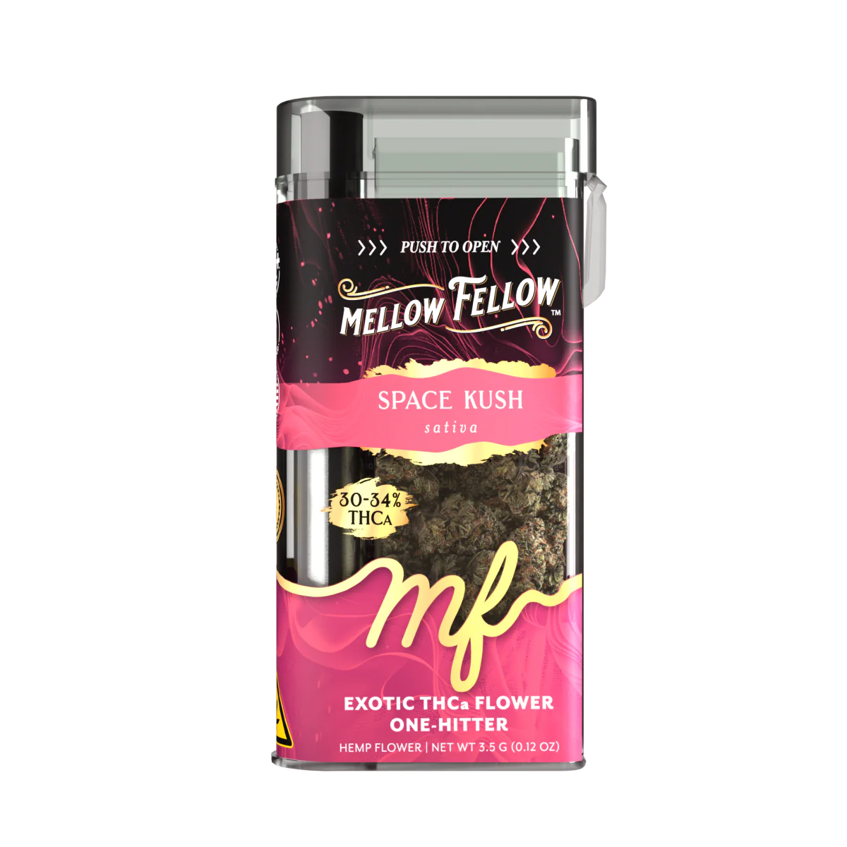 THCa 3.5g Exotic Flower + One Hitter - Space Kush (Sativa)