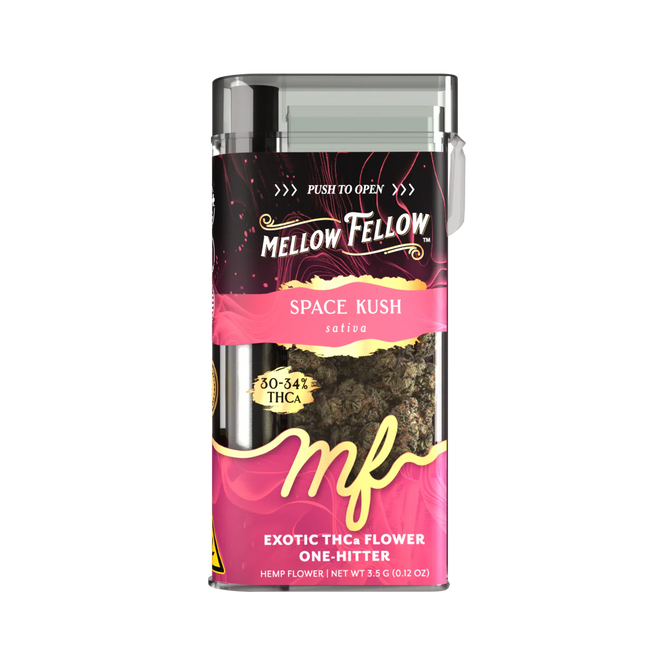 THCa 3.5g Exotic Flower + One Hitter - Space Kush (Sativa)