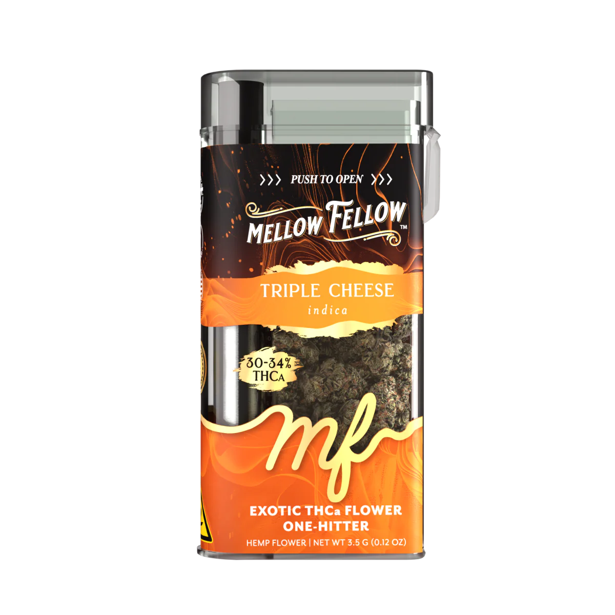 THCa 3.5g Exotic Flower + One Hitter - Triple Cheese (Indica)