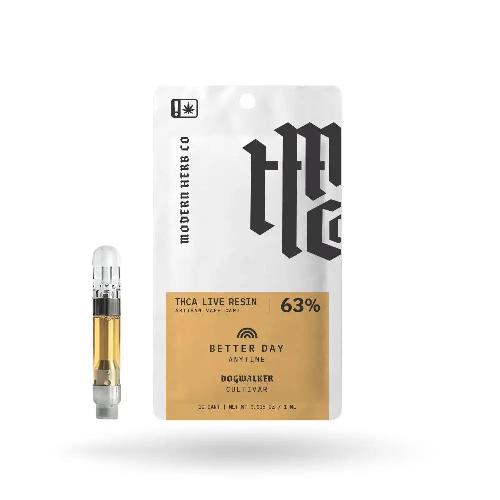 THCa Live Resin Cartridge Uncut:  Anytime