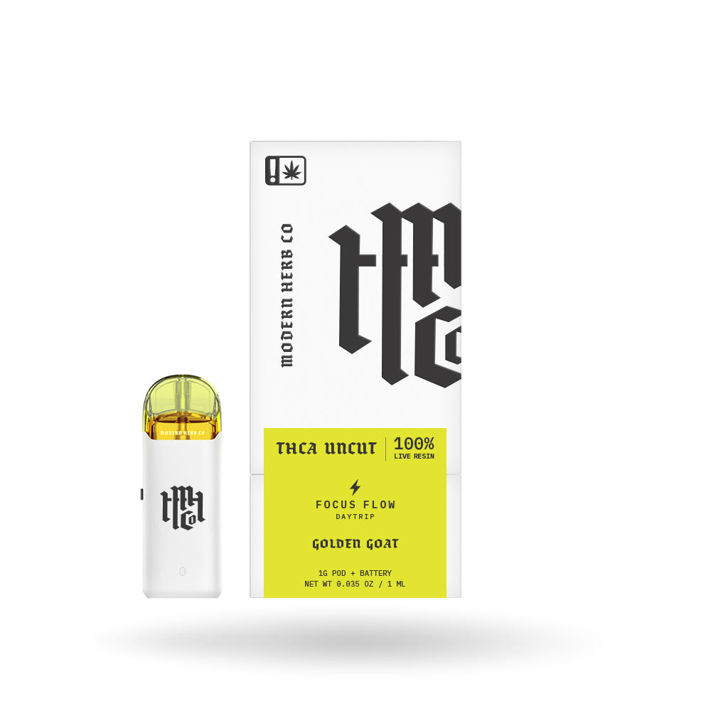 THCa Live Resin Uncut Pod Kit: Daytrip