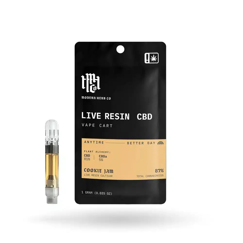 Live Resin CBD Vape Cartridge: Anytime