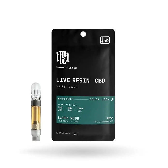 Live Resin CBD Vape Cartridge: Knockout