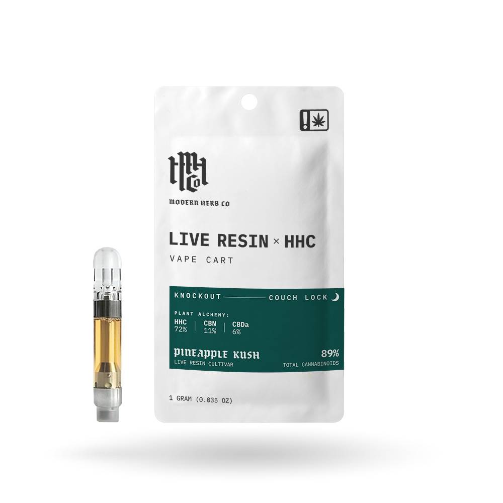 Live Resin HHC Vape Cartridge: Knockout