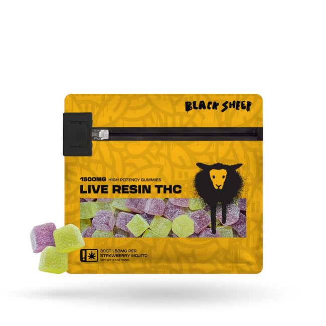 THCP Live Resin Quad Blend Gummies 30ct